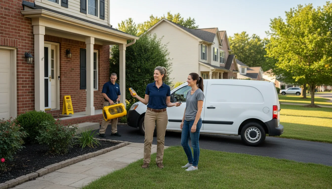 Residential water damage restoration in Bon Secour, AL